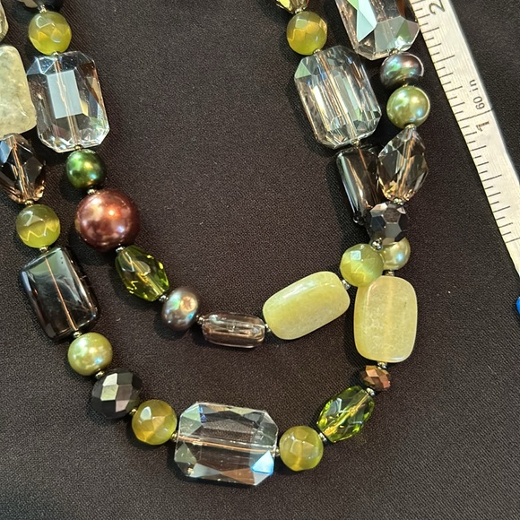 Artisan created; Gorgeous Double strand necklace - Picture 5 of 6